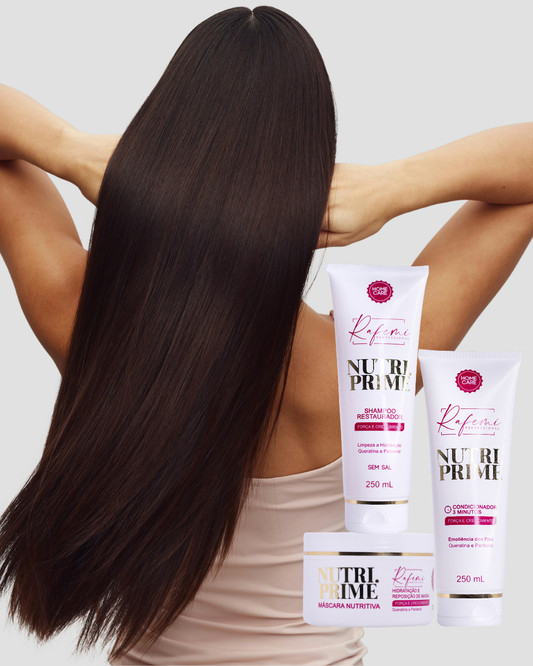 Kit Nutri Prime | Home Care | Shampoo 250ml + Condicionador 250ml + Máscara 250g